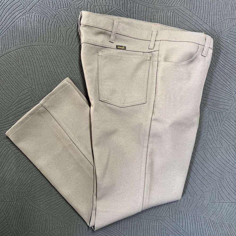 Wrangler Dress Jeans 828H Vintage Men 42W 30L Light Brown